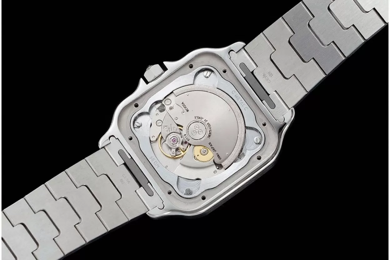 Santos De Cartier 40mm Mens XL YG/SS Grey Dial BVF MY9019 - Image 9
