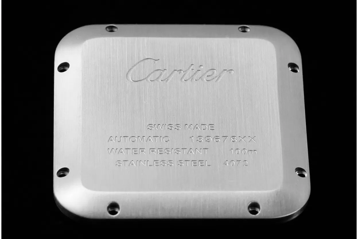 Santos De Cartier 40mm Mens XL YG/SS Grey Dial BVF MY9019 - Image 14