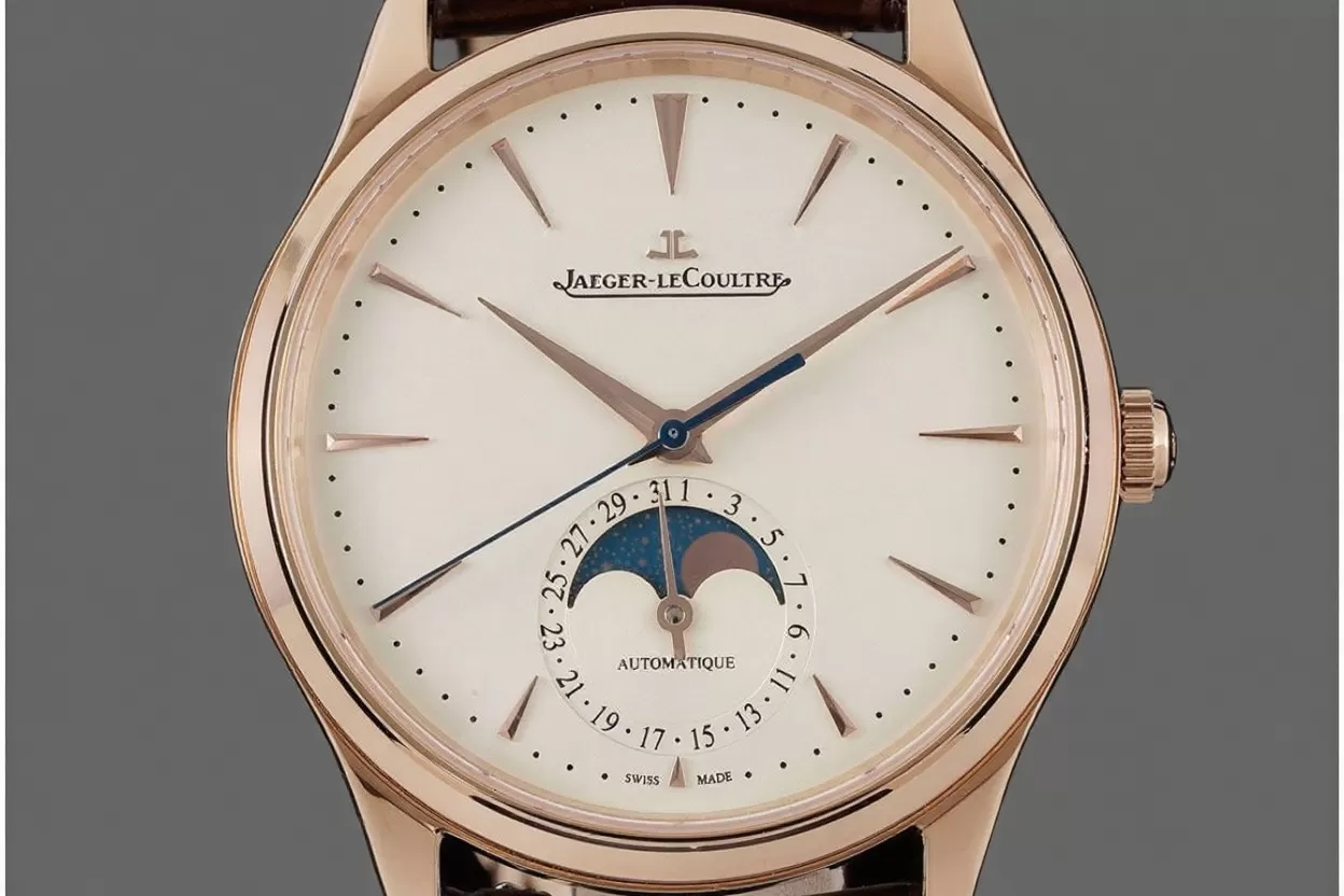 Master Ultra Thin Moonphase RG/LE White/Stk APS A925 Super Clone - Image 2