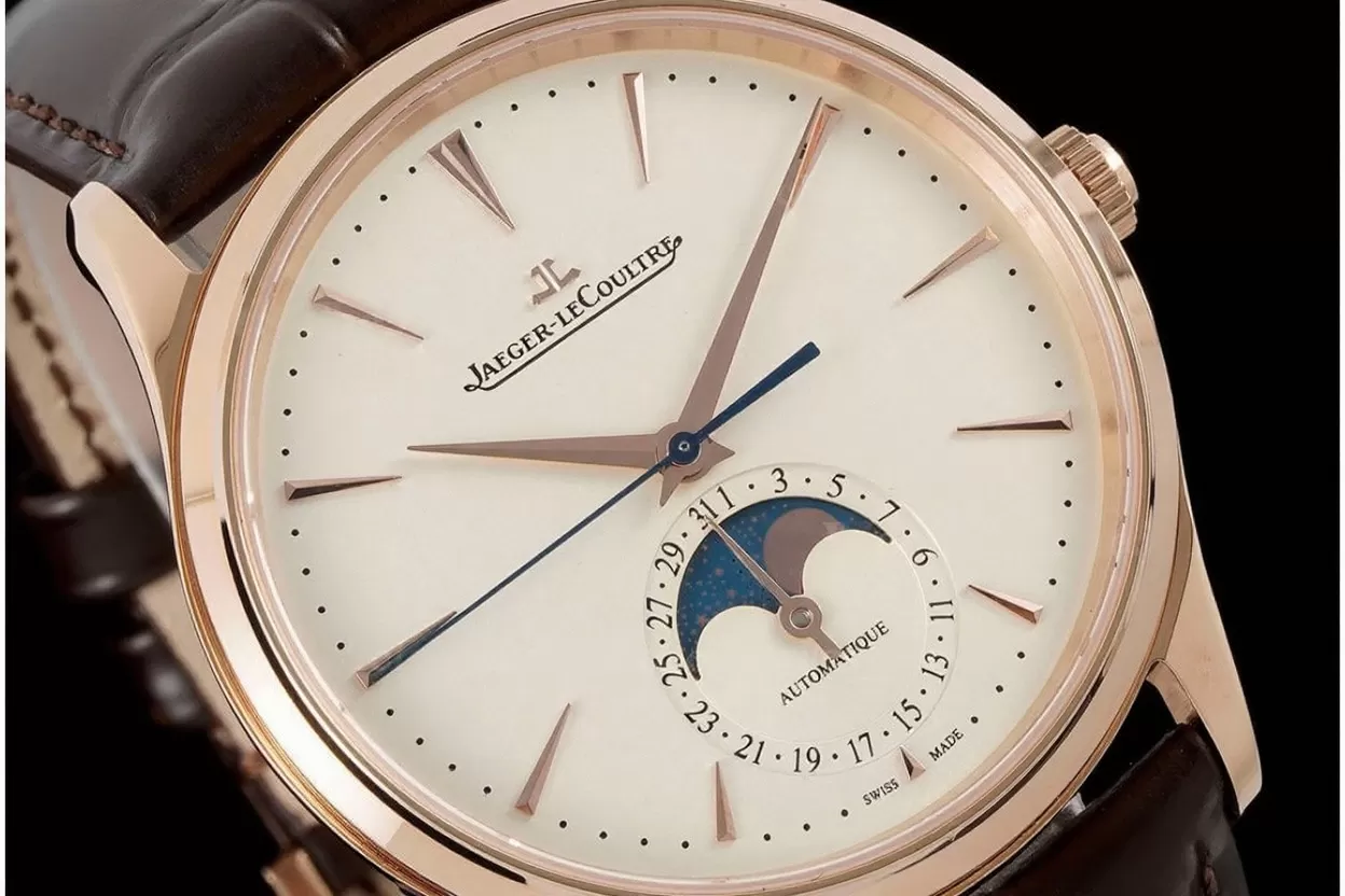 Master Ultra Thin Moonphase RG/LE White/Stk APS A925 Super Clone - Image 3