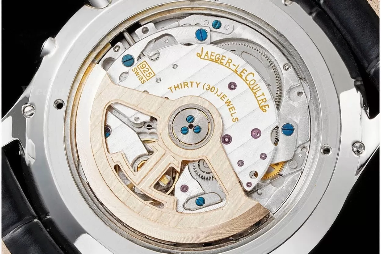 Master Ultra Thin Moonphase SS/LE Black/Stk APS A925 Super Clone - Image 8