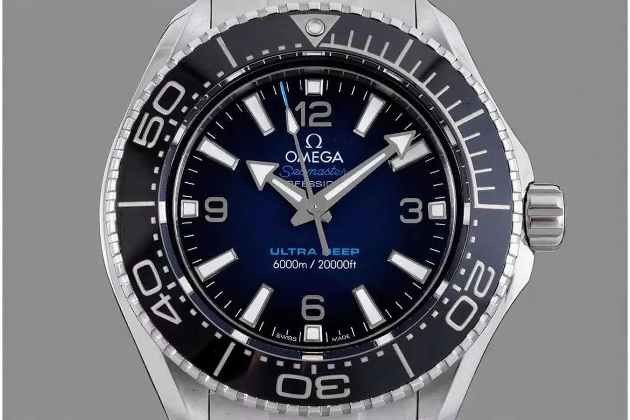 Planet Ocean Ultra Deep 45.5mm SS/SS Blue Dial SBF A8912 - Image 3