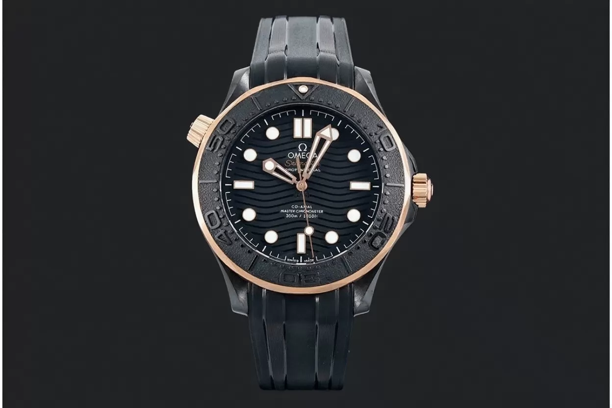 Seamaster 300m 43.5mm RG Ceramic/RU Black Dial VSF A8806