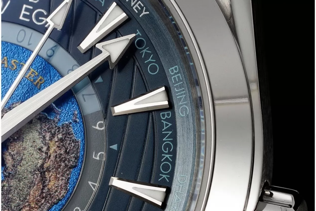 Aqua Terra 150M 43mm Worldtimer SS/RU Dark Blue Dial VSF A8938 - Image 4
