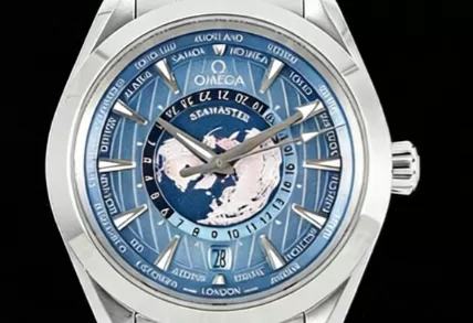 Aqua Terra 150M Worldtimer 43mm SS/SS Blue Dial VSF A8938 - Image 2