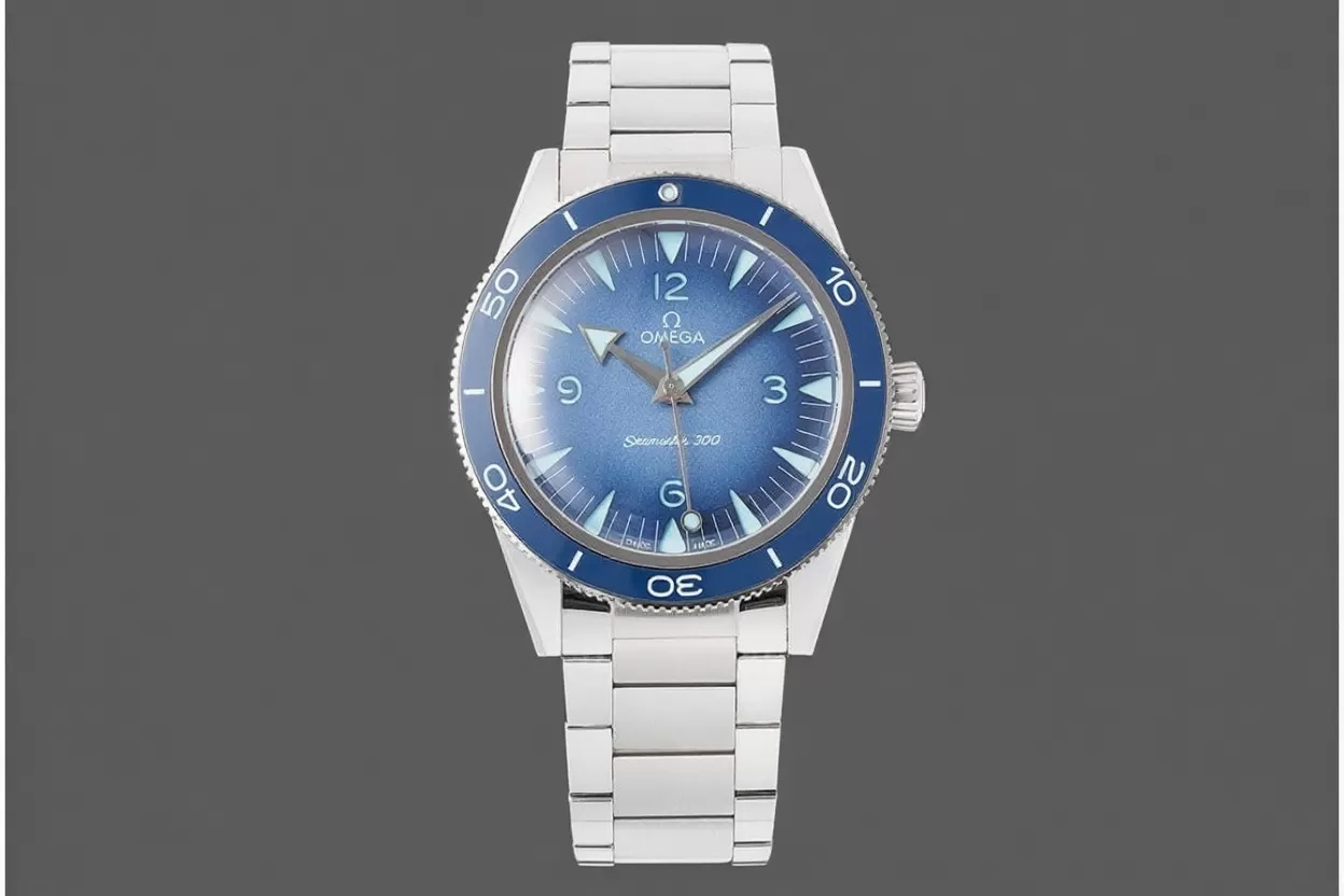 Seamaster 300m 41mm No Date SS/SS Summer Blue Dial VSF A8912 - Image 2