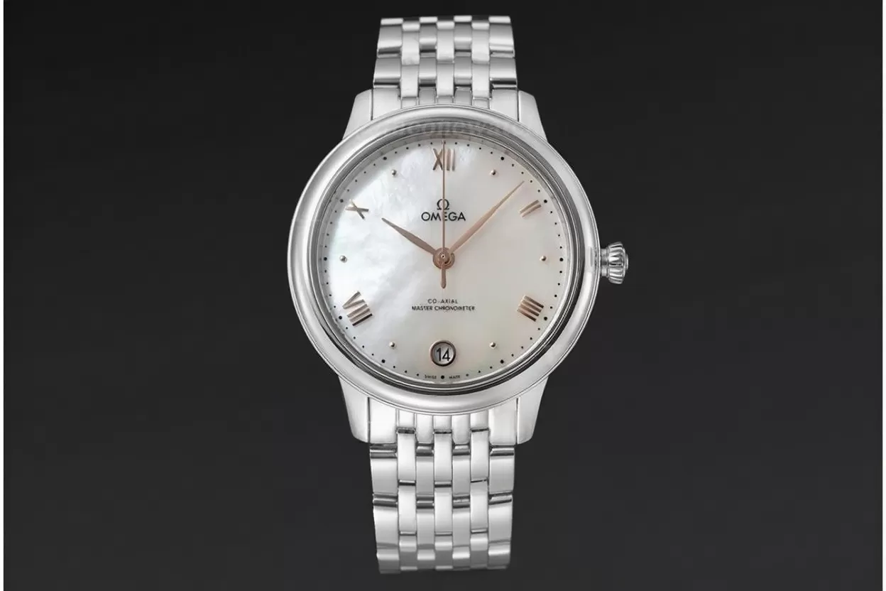 De Ville Prestige Ladies 34mm SS/SS White Mop Dial VSF A8800 - Image 2