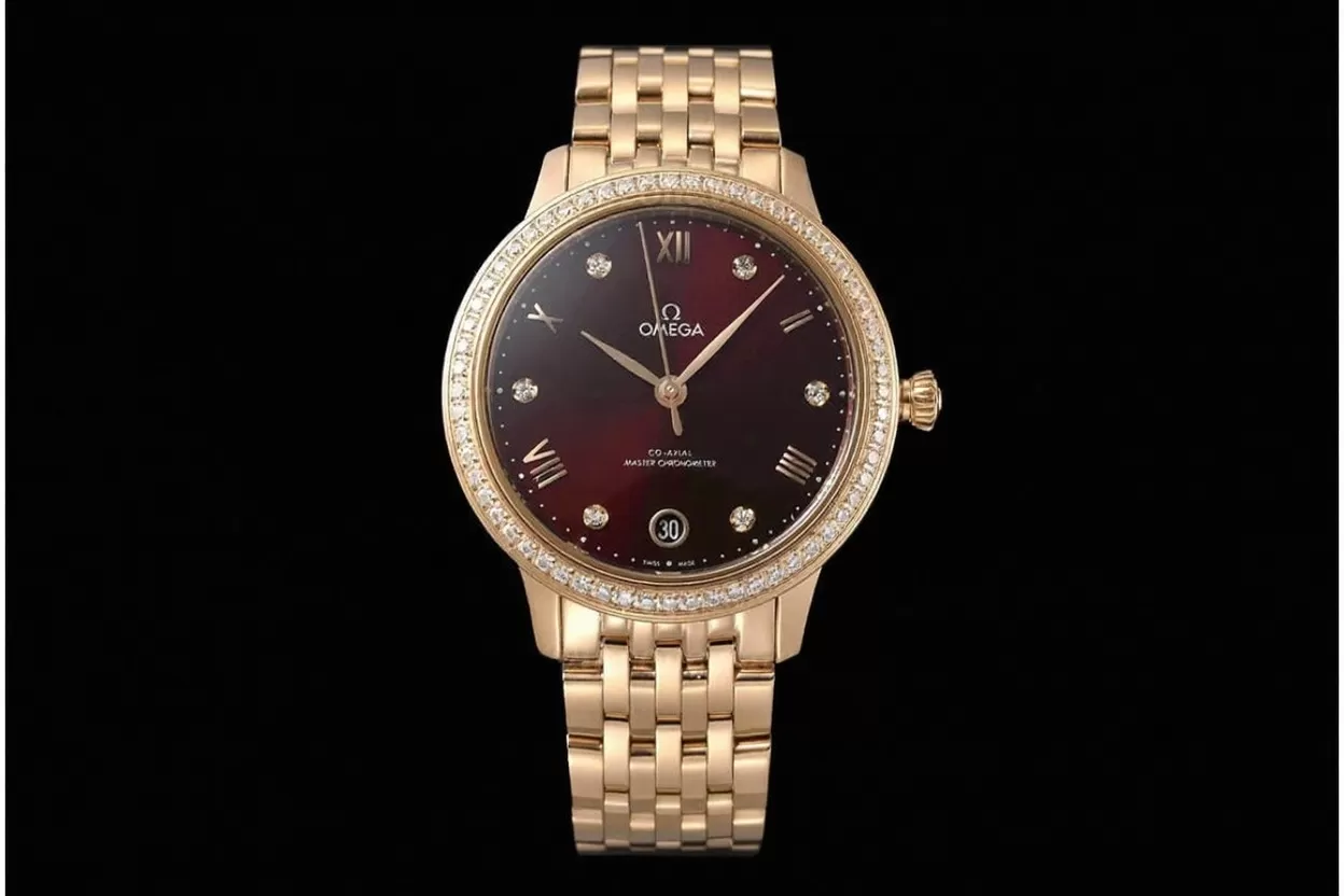De Ville Prestige Ladies 34mm Dia RG/RG Brown Dial VSF A8800
