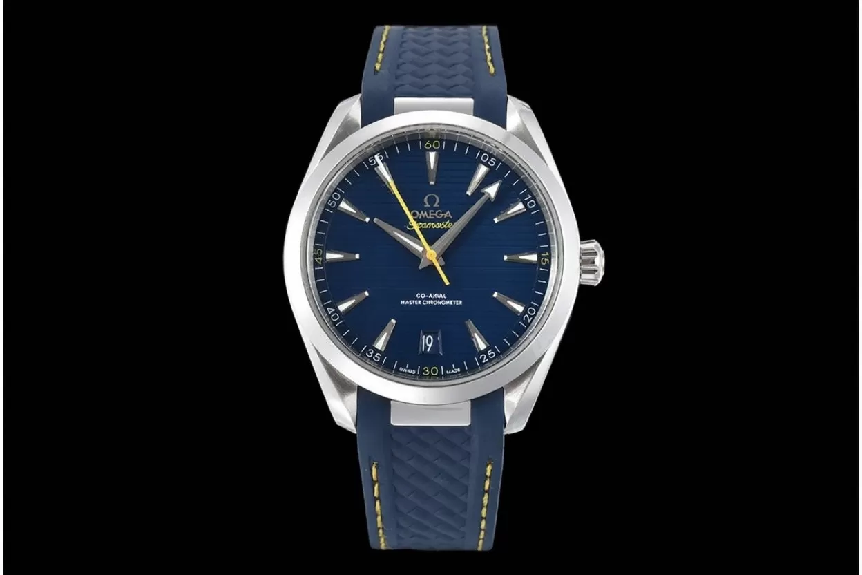 Aqua Terra 150m 'Mondo' 41mm SS/RU Blue Dial VSF A8900