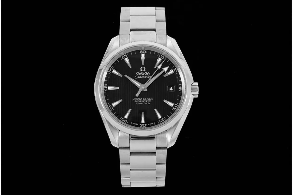 Aqua Terra 150m 41mm SS/SS Black Dial VSF A8500 - Image 2