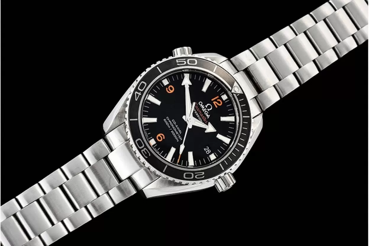 Omega - Planet Ocean 42mm Cer SS/SS Black/Org VSF Asia 8500 - Image 3