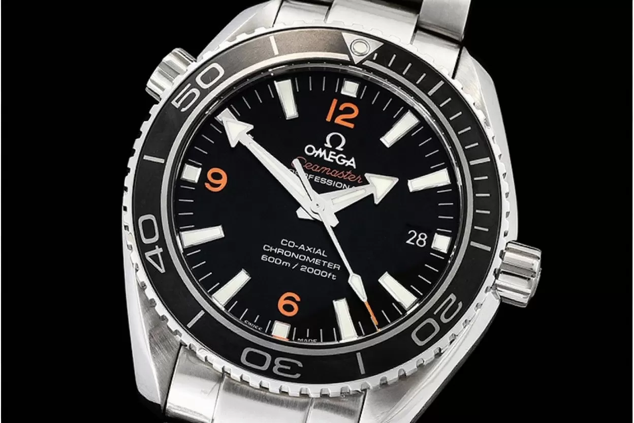 Omega - Planet Ocean 42mm Cer SS/SS Black/Org VSF Asia 8500 - Image 8