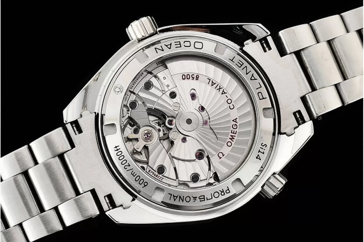 Omega - Planet Ocean 42mm Cer SS/SS Black/Org VSF Asia 8500 - Image 16