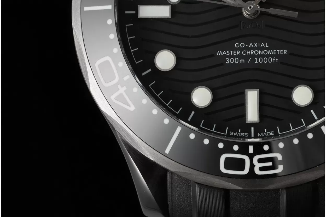 Seamaster 300m 43.5mm Ceramic Diver CER/RU Black VSF Asia 8806 - Image 4