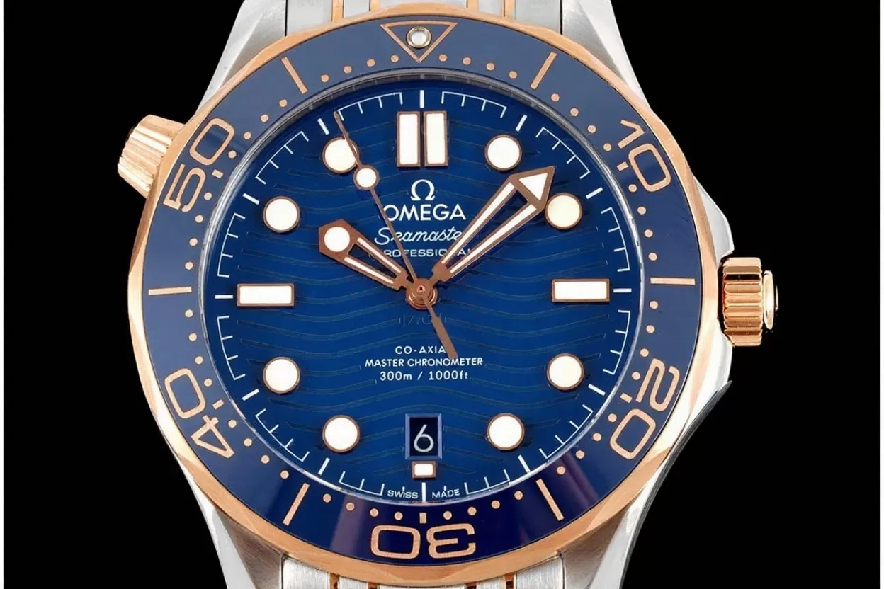 Seamaster 300m 42mm RG/SS Blue VSF A8800 - Image 2