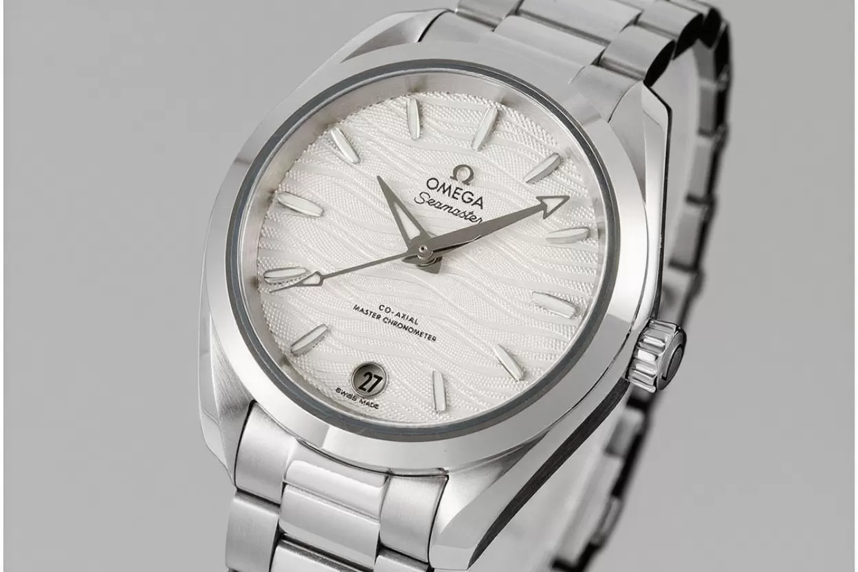 Aqua Terra 150M 34mm Ladies SS/SS Wht/Stk VSF A8800