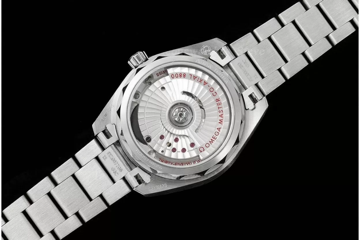 Aqua Terra 150M 34mm Ladies SS/SS Wht/Stk VSF A8800 - Image 7