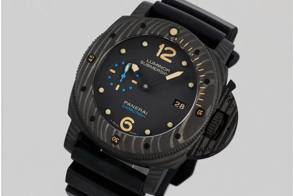 Submersible PAM616 47mm Carbon/RU Black Dial VSF V3 P9000 Super Clone