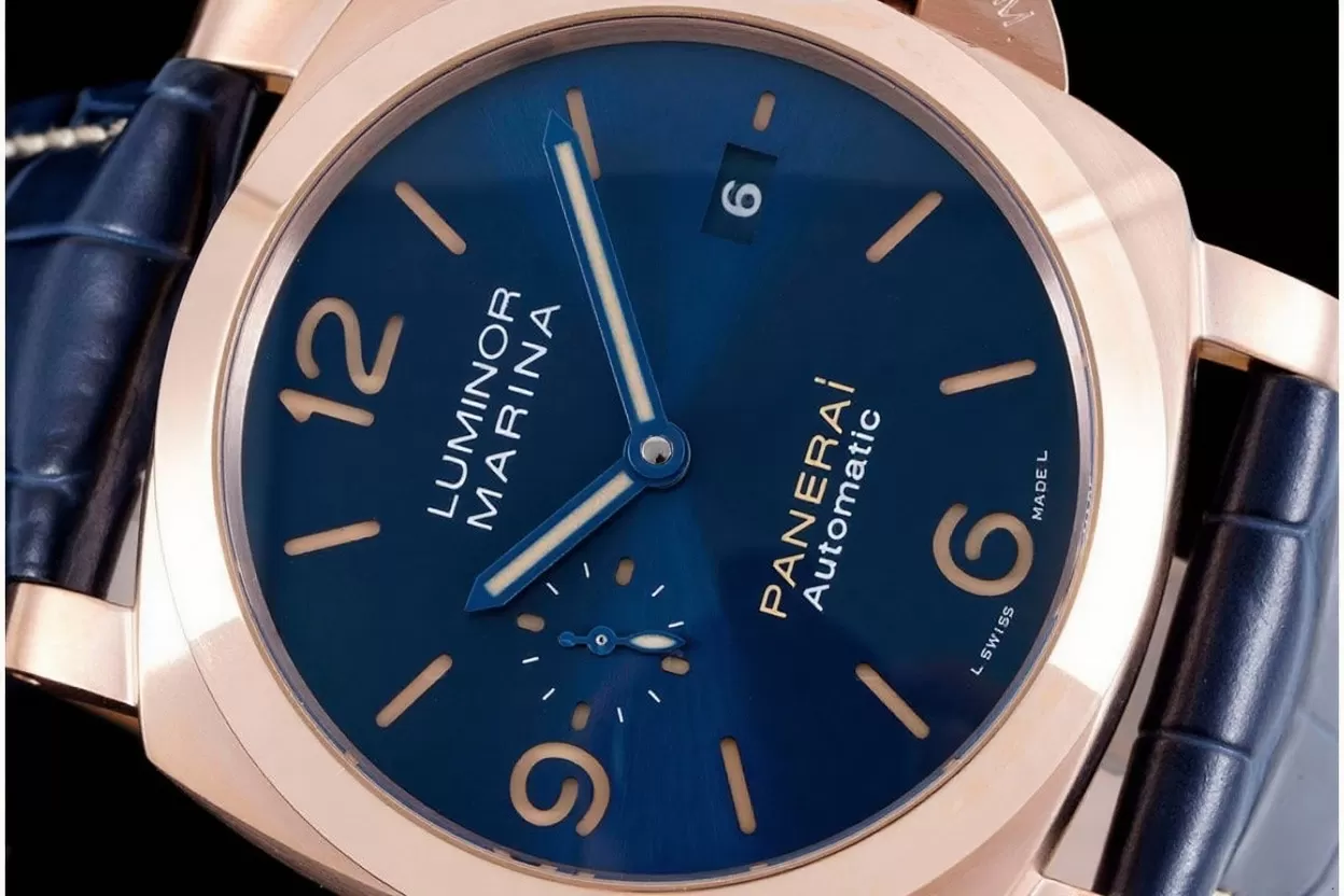 Luminor Marina PAM1114 44mm RG/LE Blue VSF P9010 - Image 3