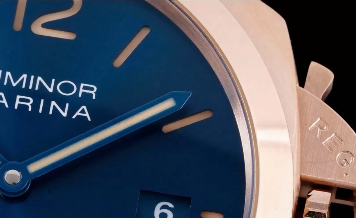 Luminor Marina PAM1114 44mm RG/LE Blue VSF P9010 - Image 4