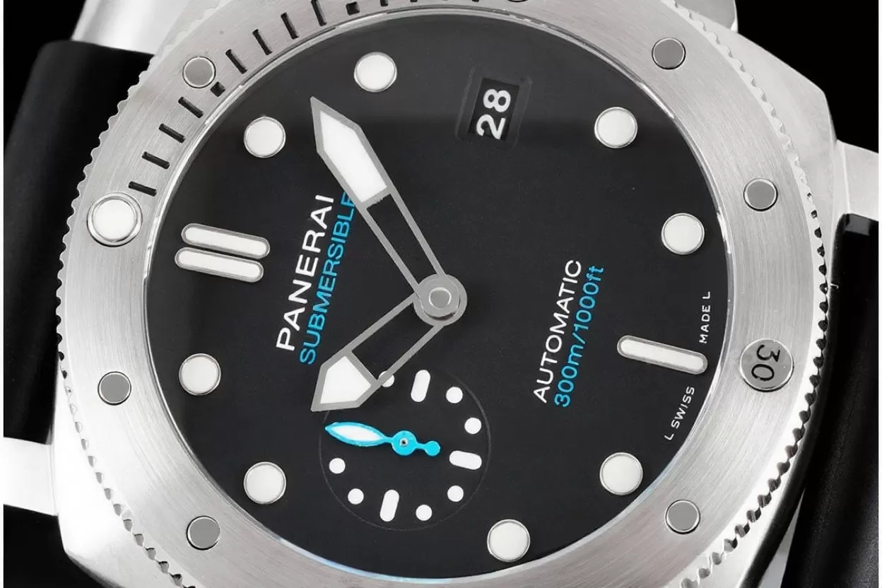 Submersible PAM1229 44mm SS/RU black Dial VSF P900 - Image 4