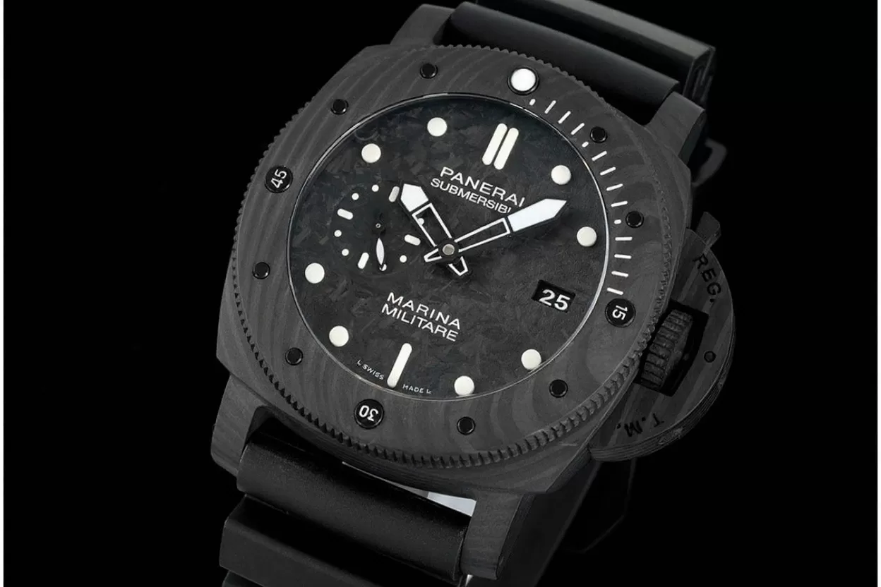 Submersible PAM979 47mm Carbon/RU Carbon Dial VSF P9010