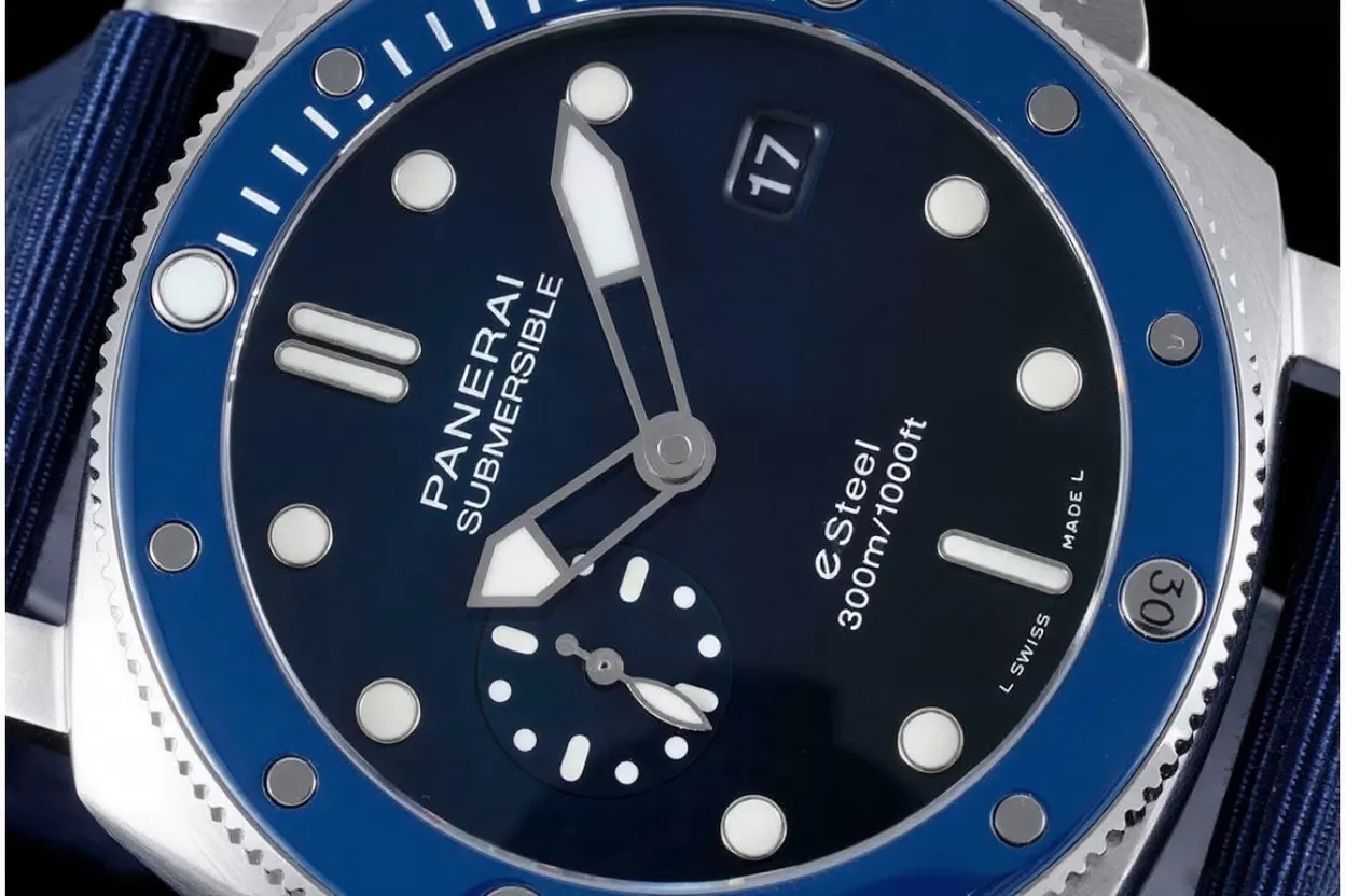 Submersible PAM1289 44mm SS/NY Blue Dial VSF P900 - Image 4