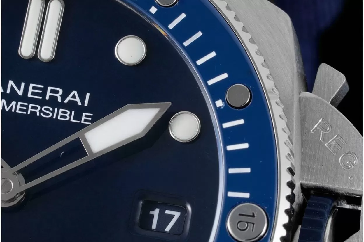 Submersible PAM1289 44mm SS/NY Blue Dial VSF P900 - Image 5