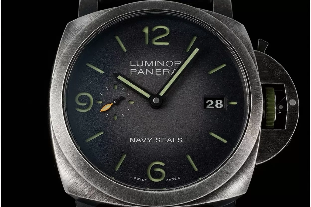 Luminor PAM1412 Navy Seals 44mm SS/RU Gradient Grey Dial VSF P9010 - Image 2