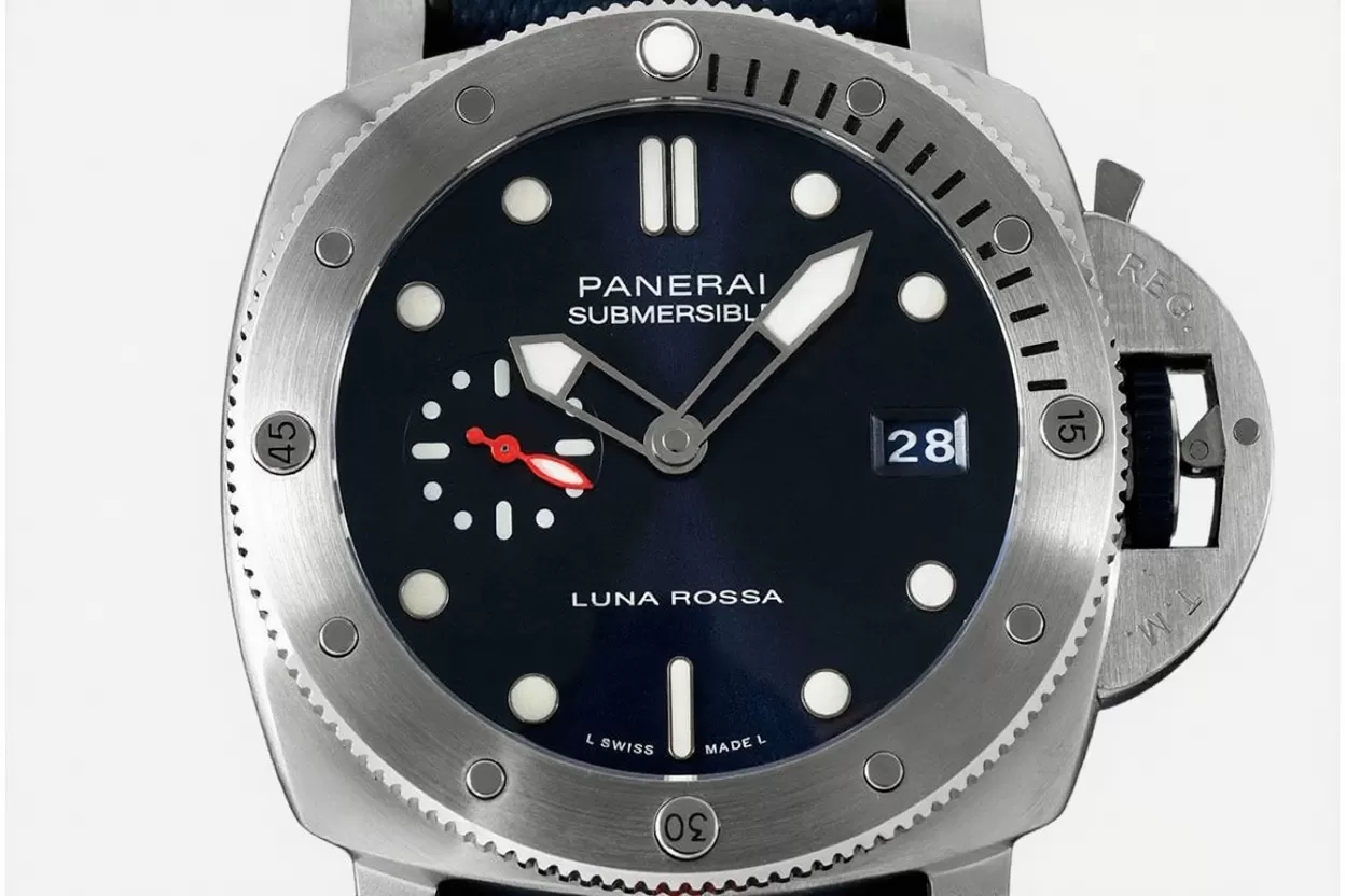 Submersible PAM1391 Luna Rossa 44mm SS/RU Blue Dial VSF P900 - Image 2