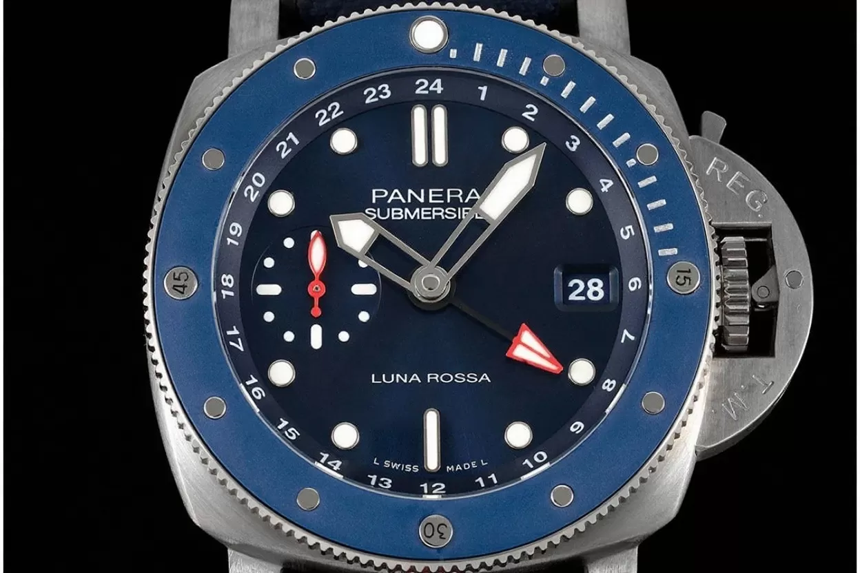 Submersible PAM1507 Luna Rossa 42mm SS/RU Blue Dial VSF P900 - Image 2