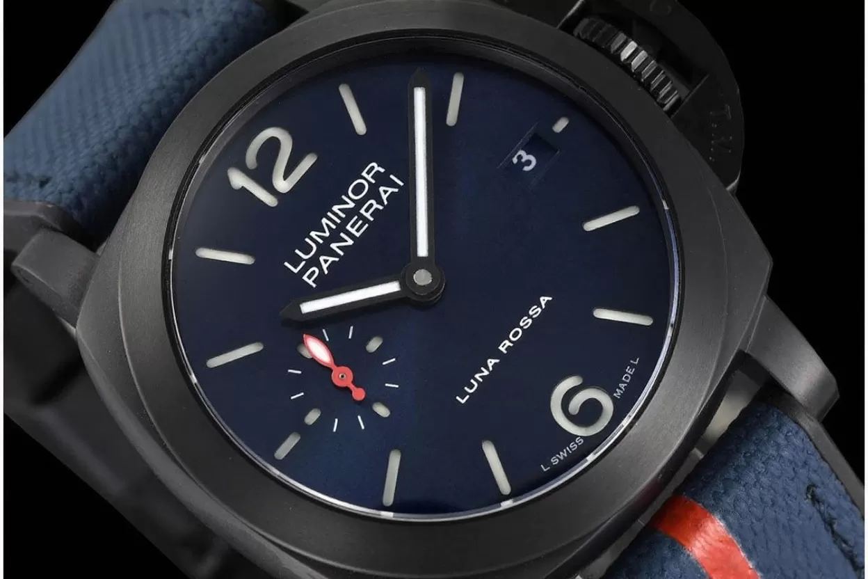 Luminor PAM1408 Luna Rossa 40mm DLC/NY Blue Dial VSF P900 - Image 2