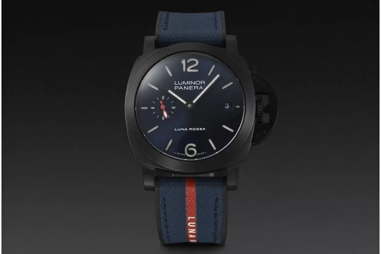 Luminor PAM1408 Luna Rossa 40mm DLC/NY Blue Dial VSF P900 - Image 3