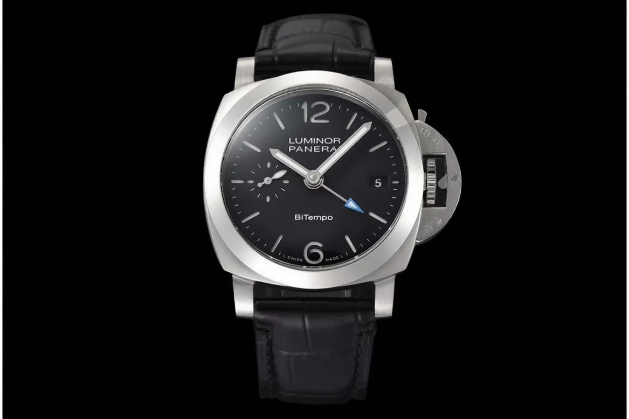 Luminor PAM1365 Bitempo GMT 40mm SS/LE Black Dial VSF P900 - Image 3