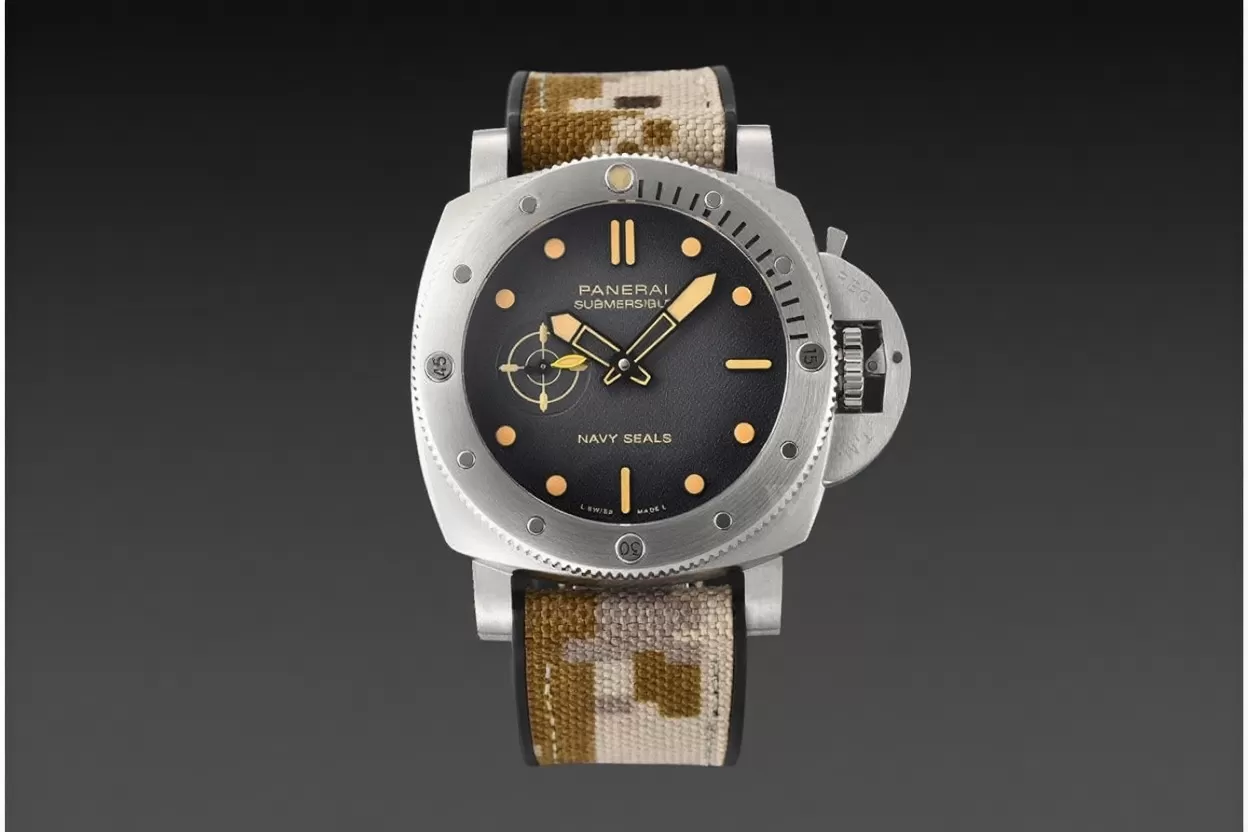 Submersible PAM1518 44mm SS/NY Grey Dial VSF P900