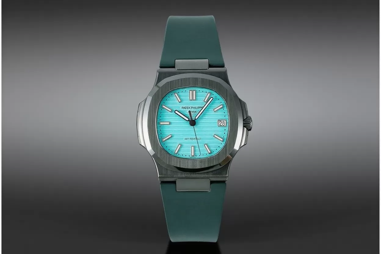 Nautilus AET 5711 40mm Cer/RU Tiffany Blue Dial AMGF MY9015 - Image 3