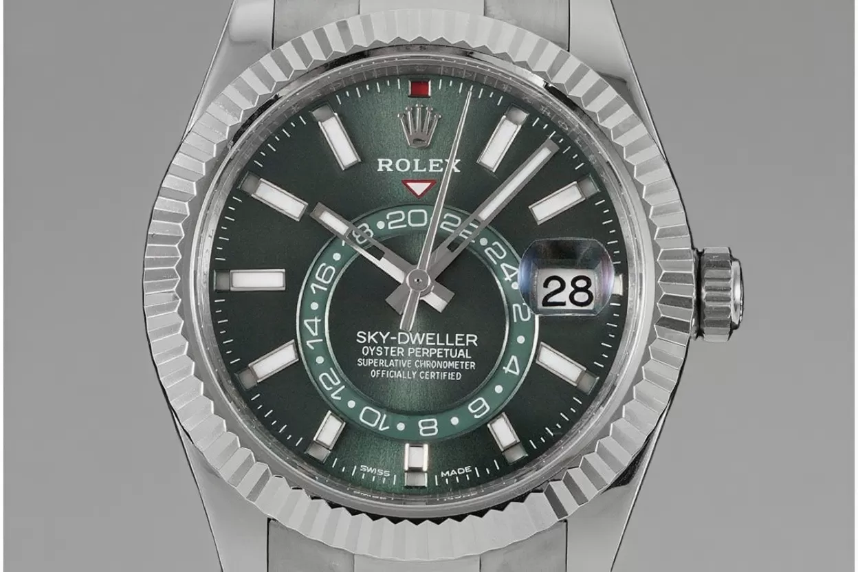 SkyDweller 326934 42mm Oys SS/SS Green Dial ZF A2824 - Image 2