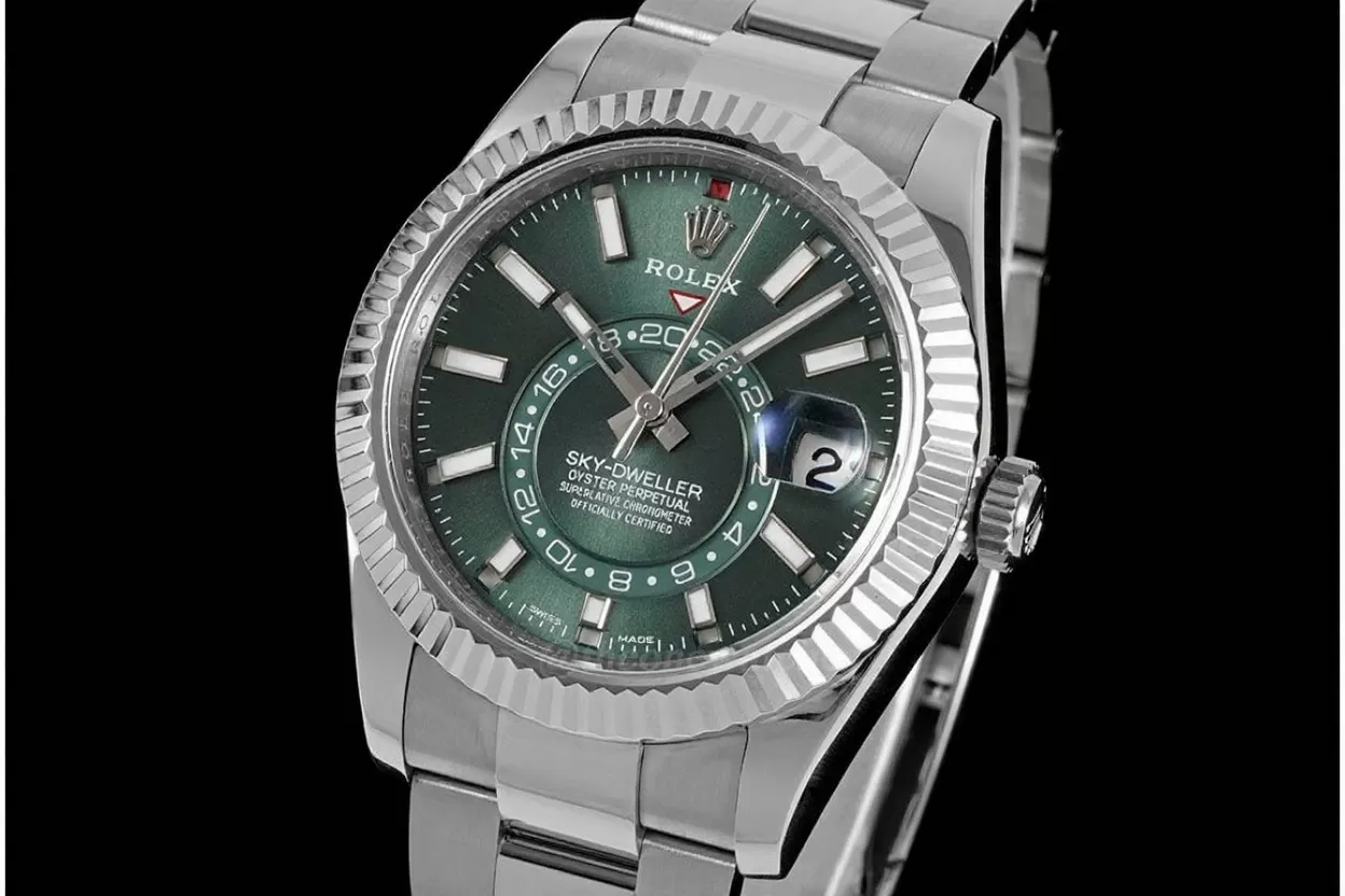 SkyDweller 326934 42mm Oys SS/SS Green Dial ZF A2824