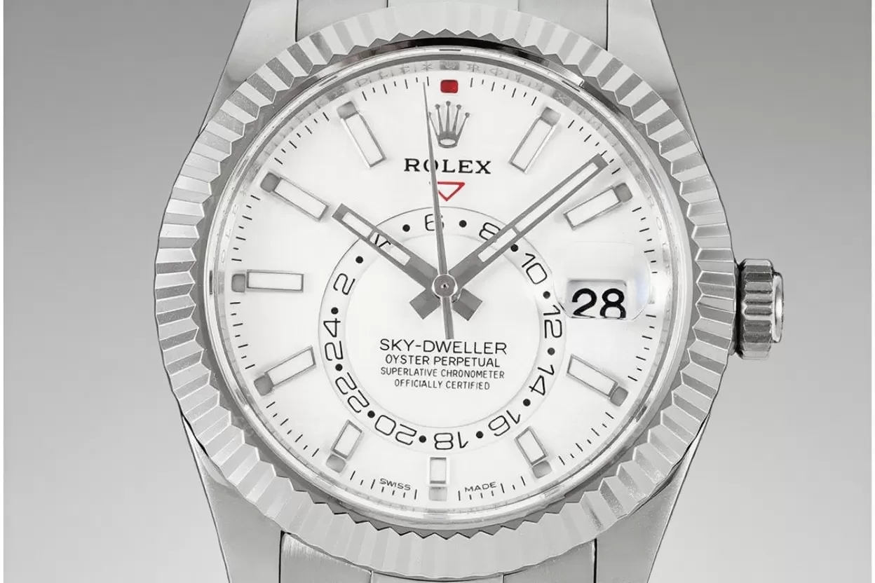 SkyDweller 326934 42mm Oys SS/SS White Dial ZF A2824 - Image 2
