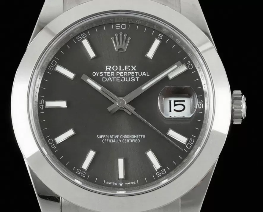 Datejust 126300 41mm Oys SS/SS Grey/Stk VSF DD3235 - Image 2
