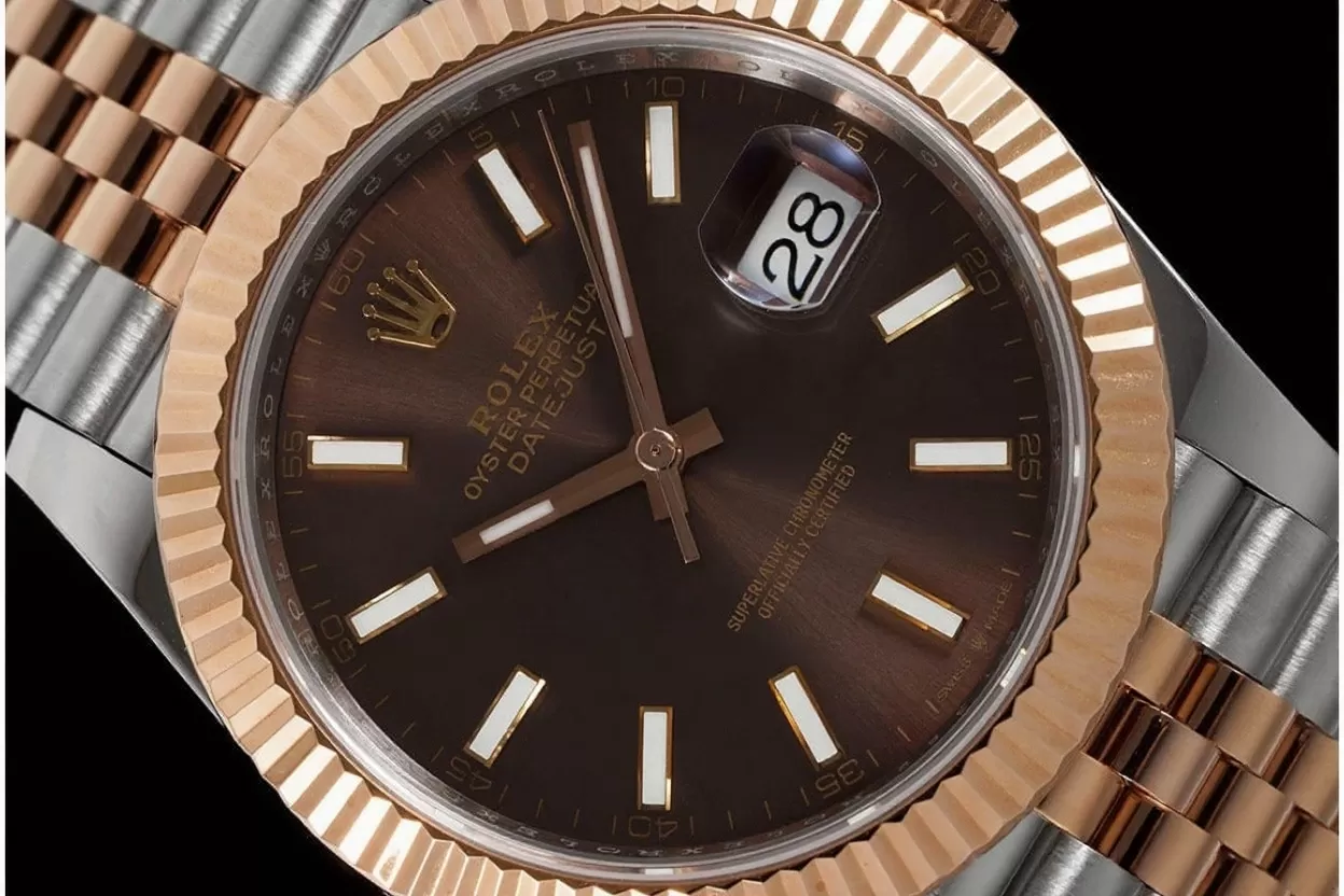 Datejust 126331 41mm Jub SS/RG Brown/Stk VSF DD3235 - Image 3