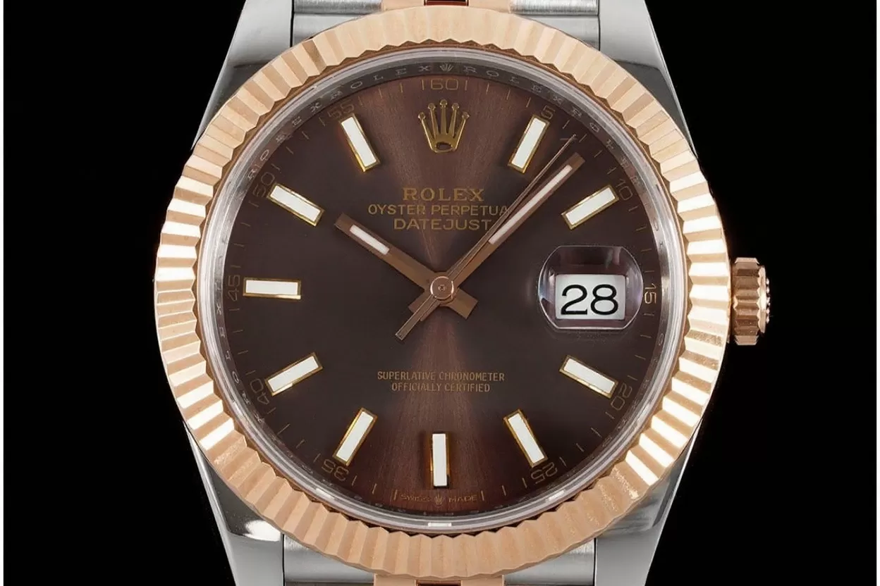 Datejust 126331 41mm Jub SS/RG Brown/Stk VSF DD3235 - Image 2