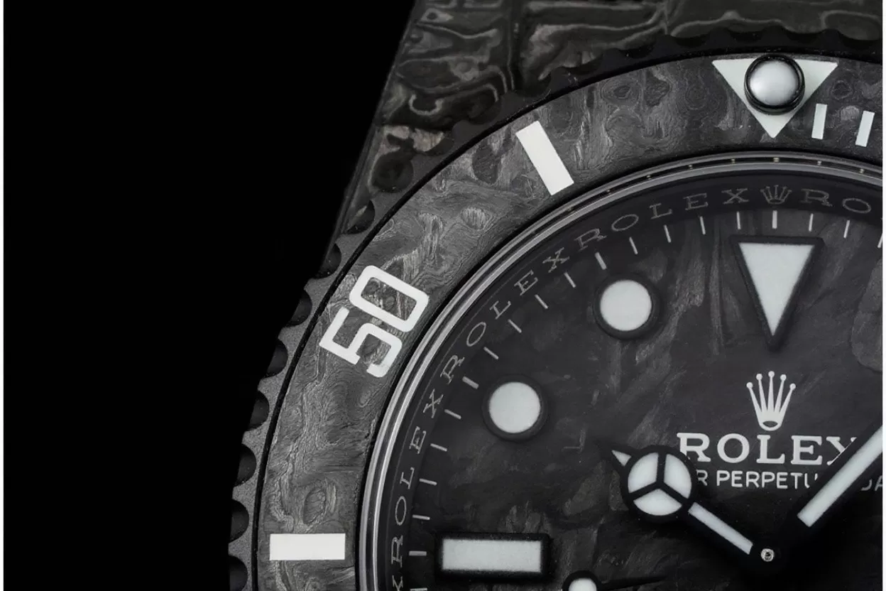 Submariner DIW 40MM Carbon/NY Black/White VSF VS3135 - Image 5