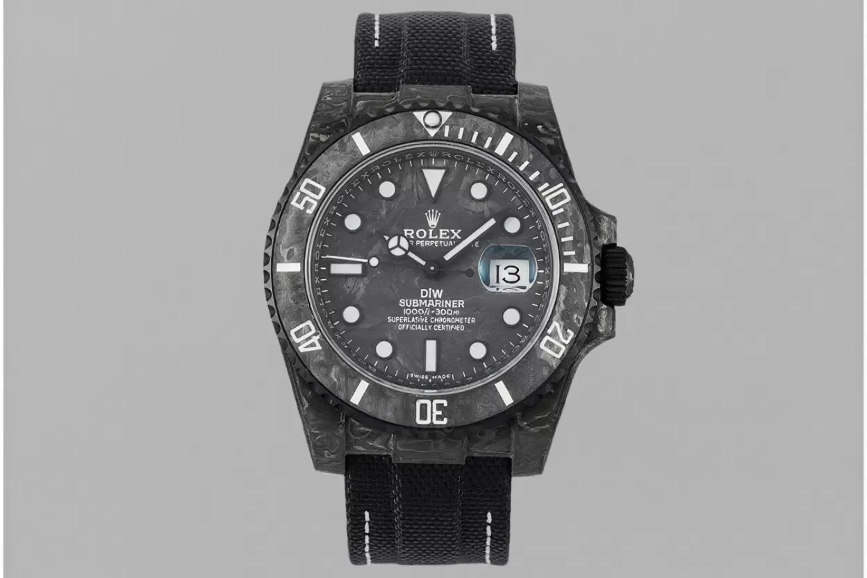 Submariner DIW 40MM Carbon/NY Black/White VSF VS3135 - Image 3