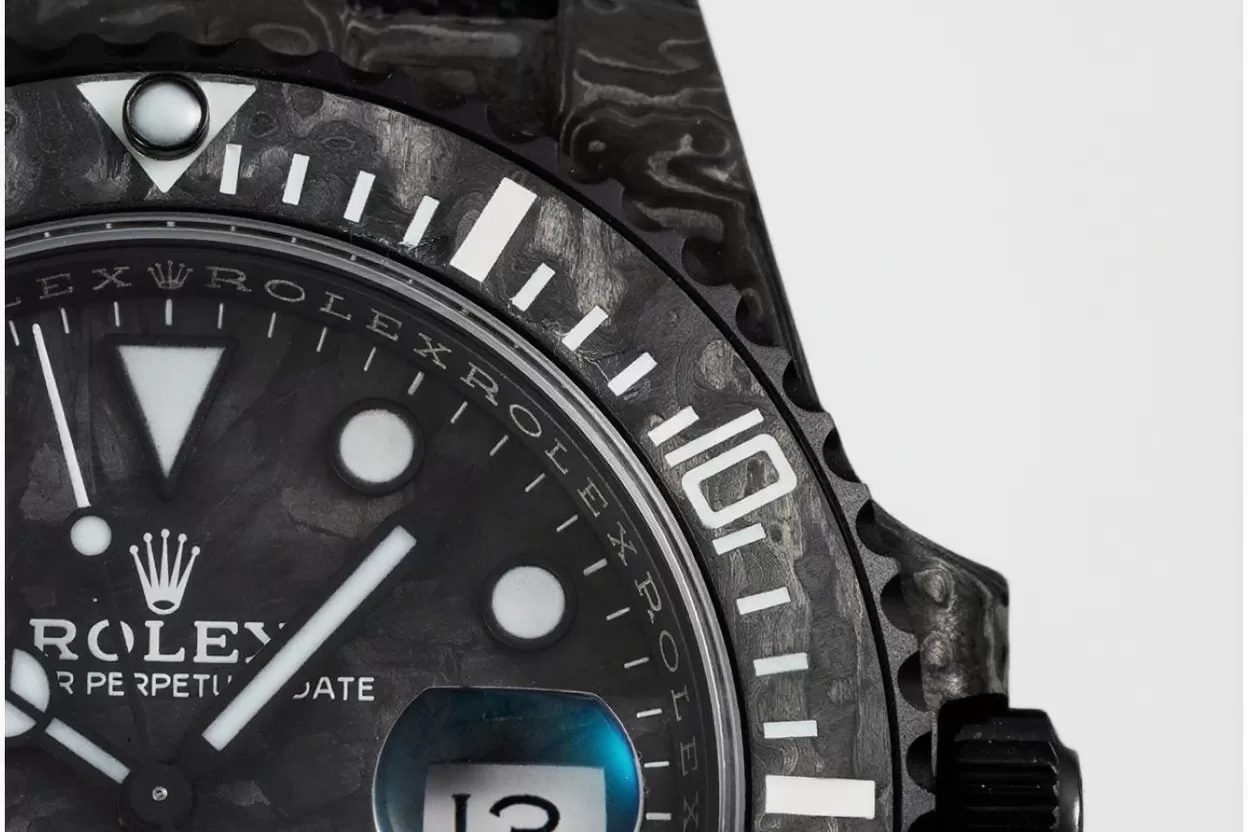 Submariner DIW 40MM Carbon/NY Black/White VSF VS3135 - Image 6