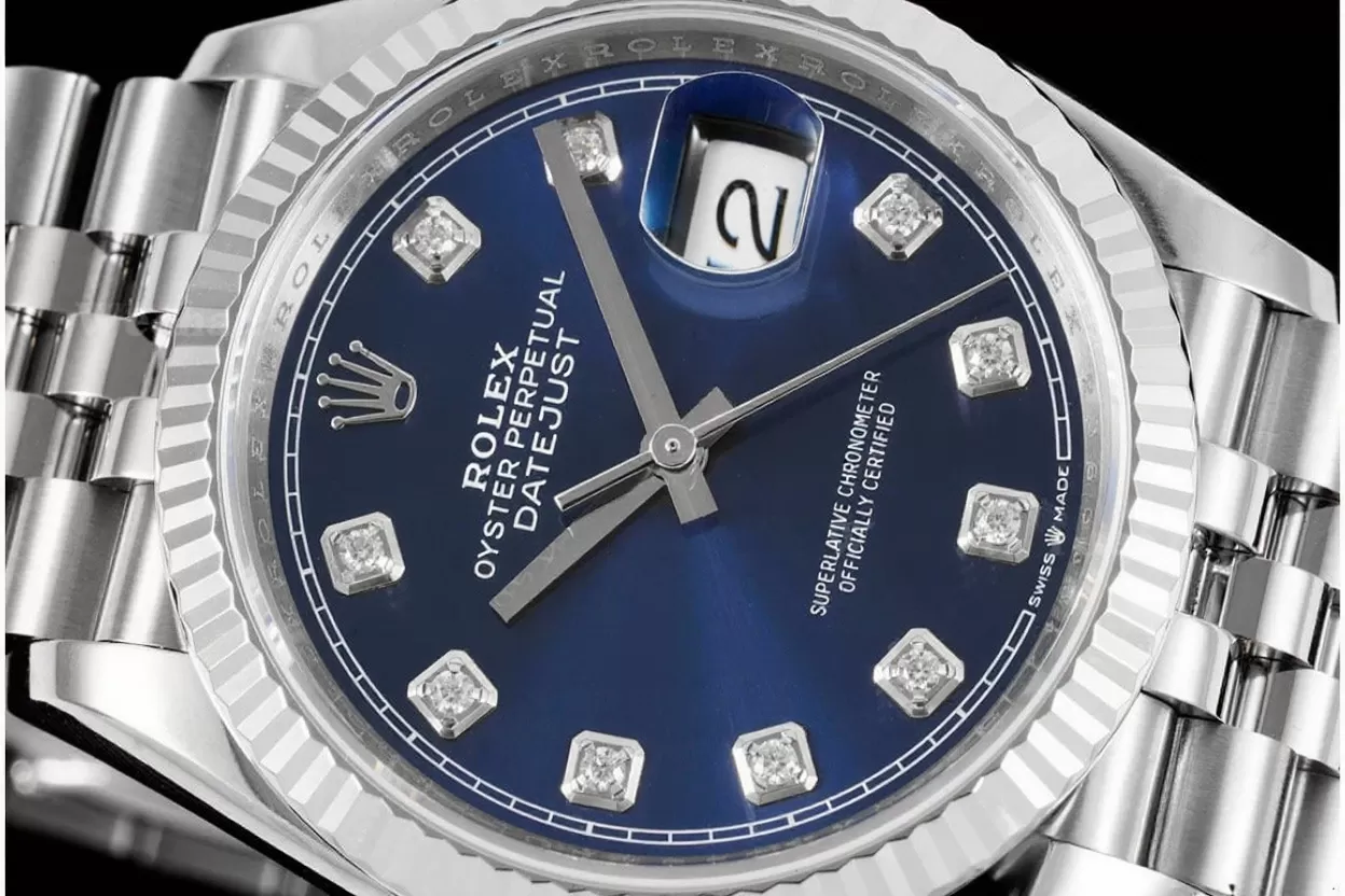 Datejust 126234 36mm Jub SS/SS Blue/Dia VSF DD3235 - Image 2