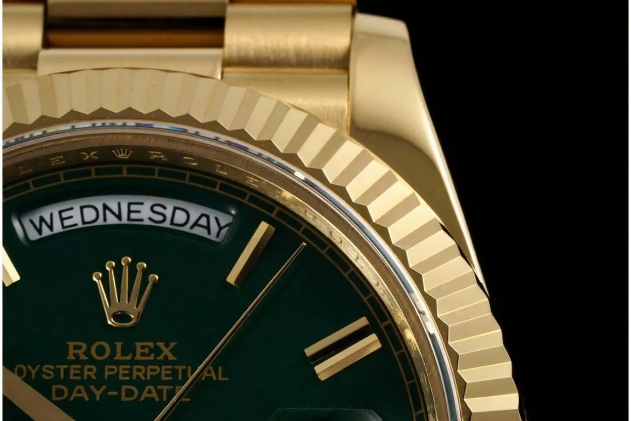 DayDate 228238 40mm Pres YG/YG Green Dial GMF A2836 (Gain Weight) - Image 6