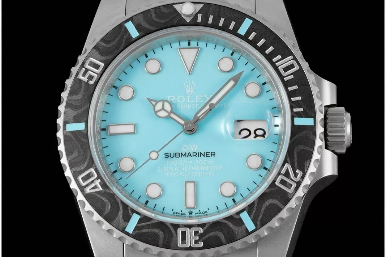 Submariner DIW 40mm 904L SS/SS Tiffany Dial VSF VS3135 - Image 2