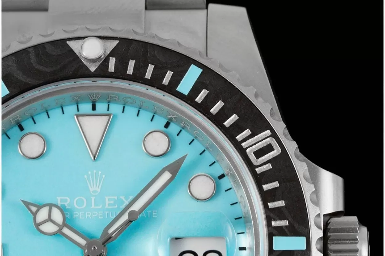 Submariner DIW 40mm 904L SS/SS Tiffany Dial VSF VS3135 - Image 4
