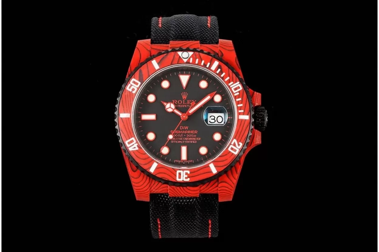 Submariner DIW 40mm 904L SS/NY Red Dial VSF VS3135 - Image 3